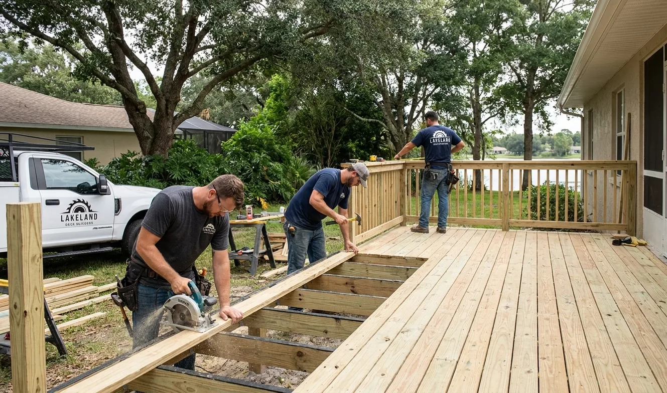 Custom Wood Decks in Lakeland, FL