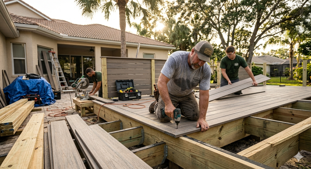 Lakeland Trex Deck Installer in Lakeland FL