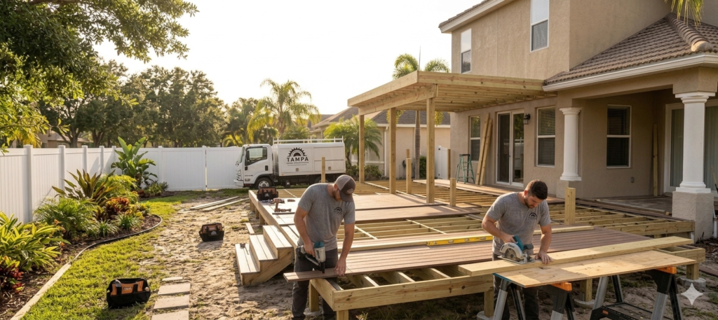 Lakeland Wood Deck Builders in Lakeland FL